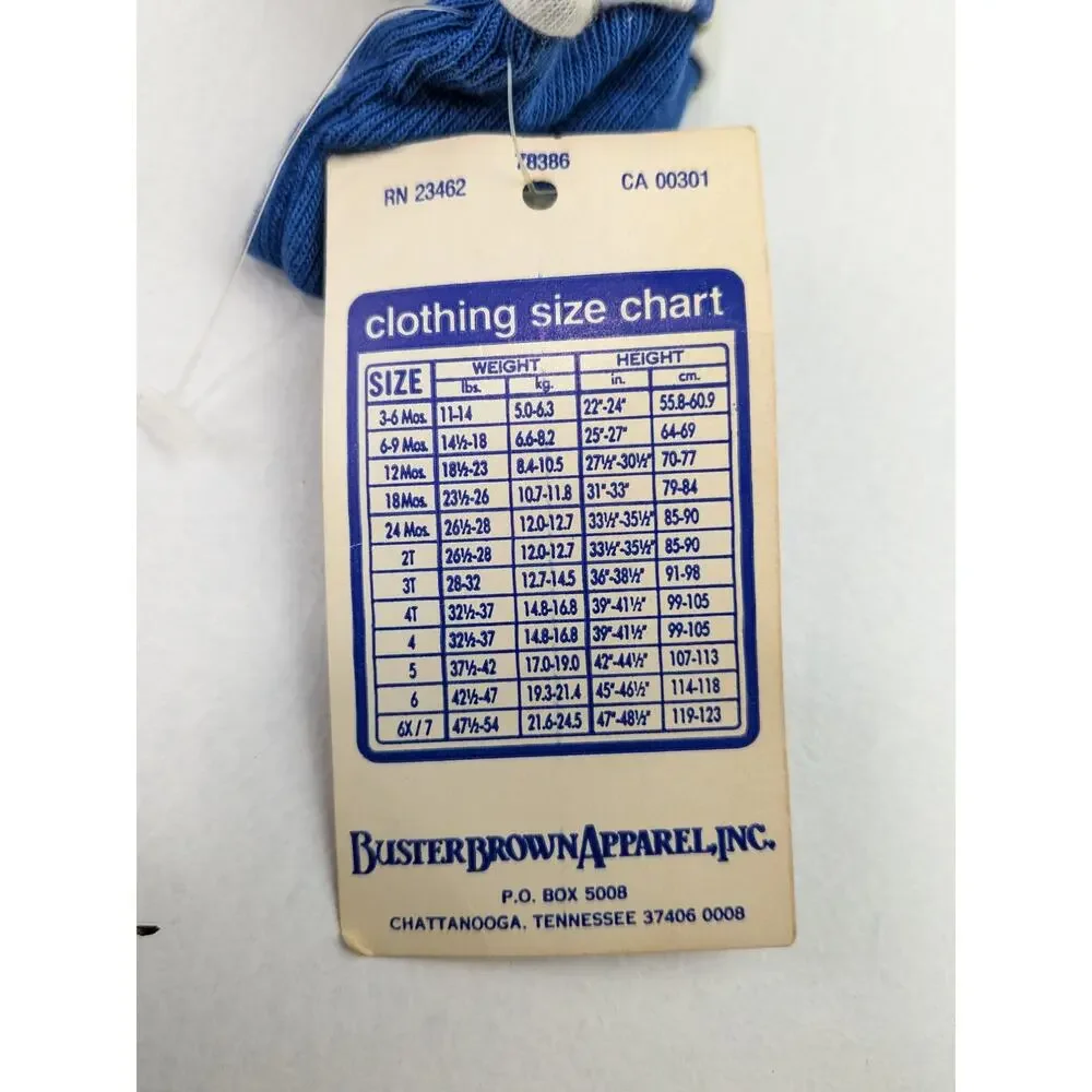 Buster Brown Vintage Train Overalls and Shirt - 6 Months